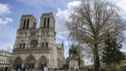 Katedra Notre Dame w Paryżu - stan z kwietnia 2016 r. Fot. PAP/EPA